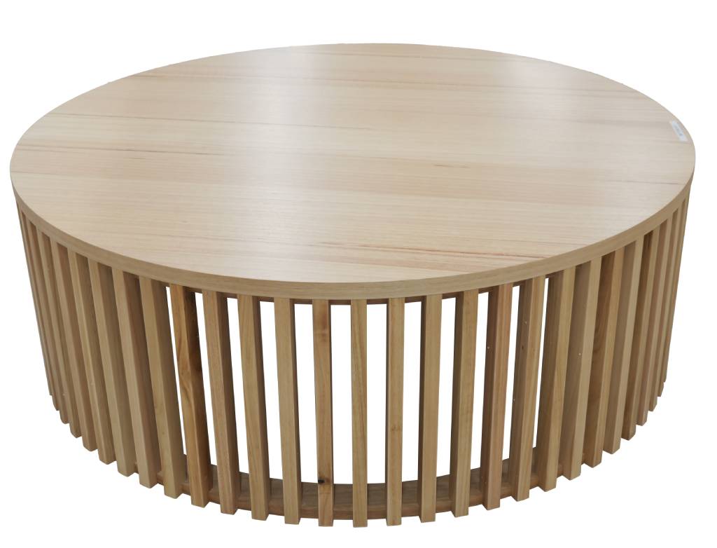 Karri Blue Gum Round Coffee Table 120cm - Natural