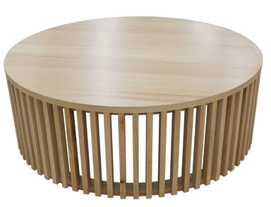 Karri Blue Gum Round Coffee Table 120cm - Natural