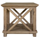 Kingsley Lamp Table - Brushed Khaki