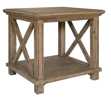 Kingsley Lamp Table - Brushed Khaki
