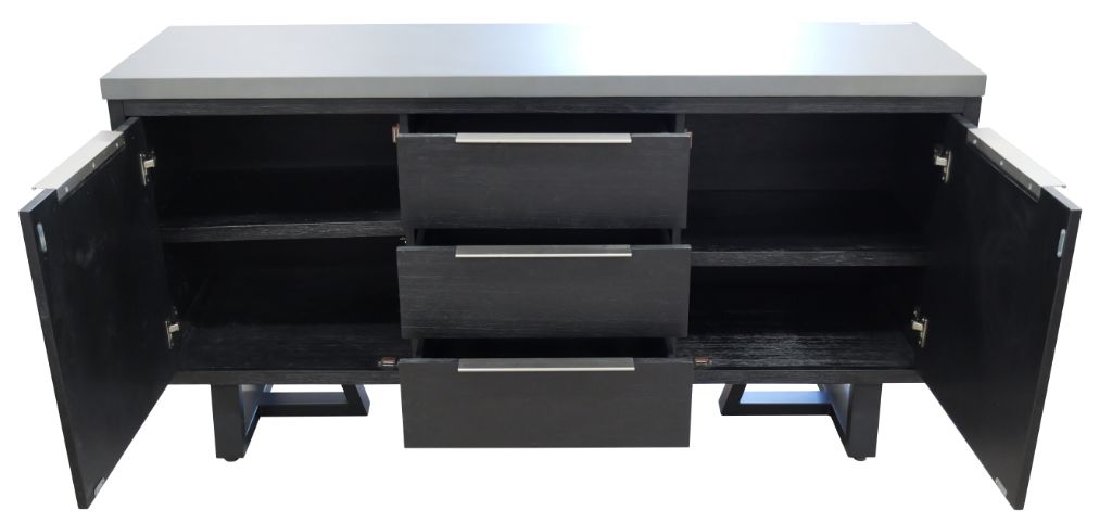 Urbane Concrete Top Buffet 160cm - Grey