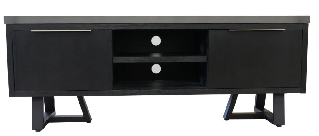 Urbane Concrete Top TV Unit 180cm - Grey