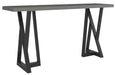 Urbane Concrete Top Console Table - Grey