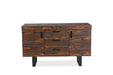 Stratford 3 Drawer 2 Door Buffet - Dark Rustic