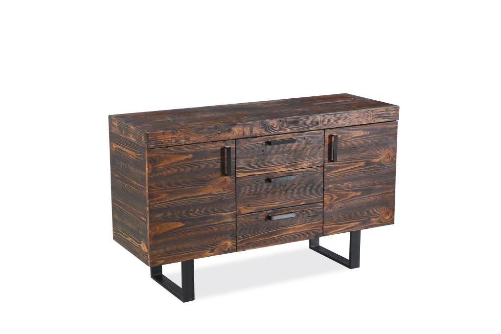 Stratford 3 Drawer 2 Door Buffet - Dark Rustic
