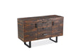 Stratford 3 Drawer 2 Door Buffet - Dark Rustic