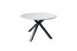 Marmo Round Dining Table 120cm - White