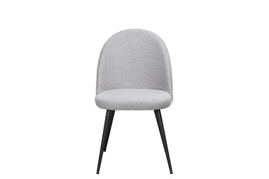 Marmo Fabric Dining Chair - Grey