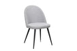 Marmo Fabric Dining Chair - Grey