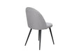 Marmo Fabric Dining Chair - Grey