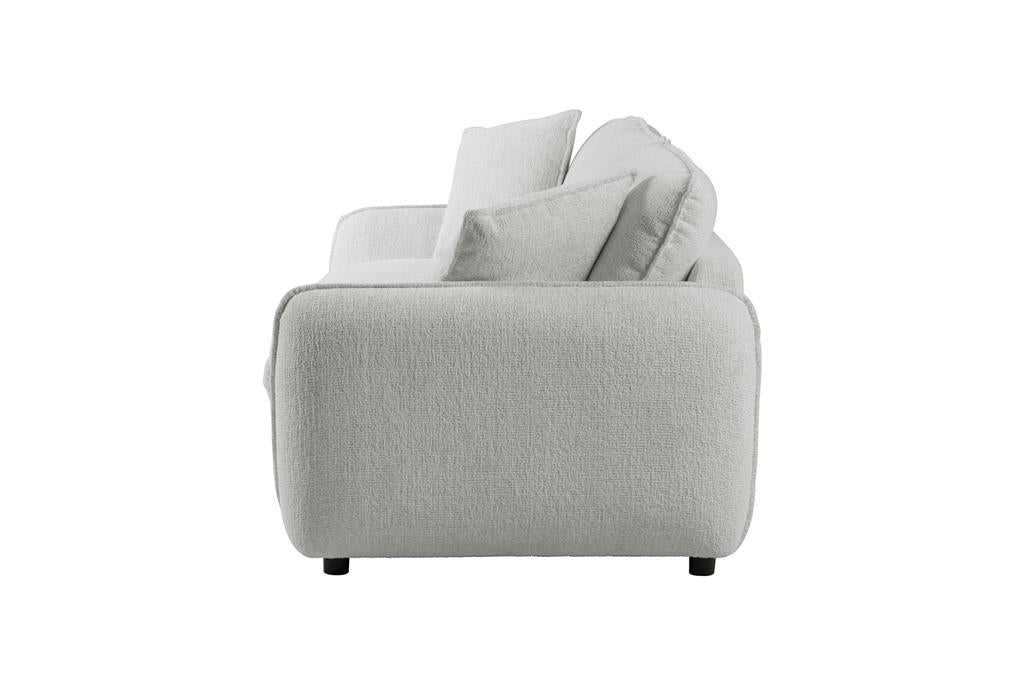 Braxton 3 Seater Feather Blend Sofa - Snow