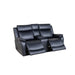 Otway 2 Seater Electric Recliner with Storage Console - Black
