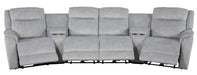 Paramount 4 Seater Electric Home Theatre - Steel