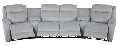 Paramount 4 Seater Electric Home Theatre - Steel