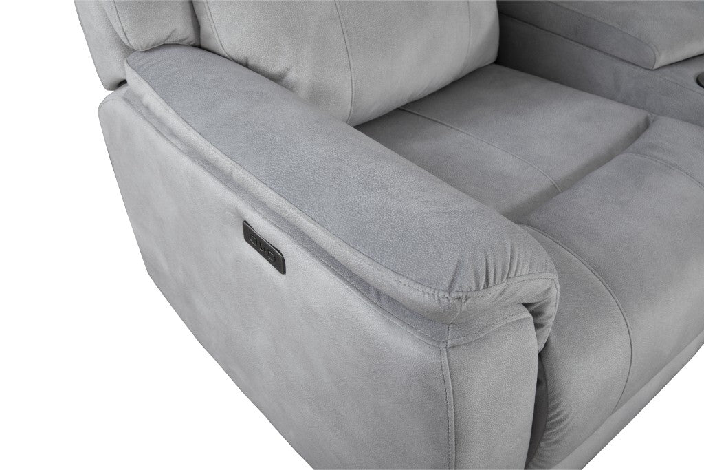 Paramount 4 Seater Electric Home Theatre - Steel