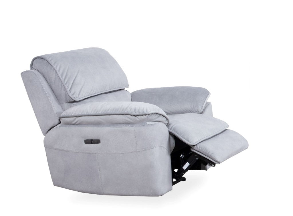 Baxter Electric Recliner Chair - Steel