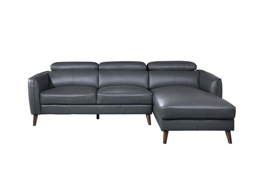 Verona Leather 2 Seater with Right Chaise