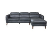 Verona Leather 2 Seater with Right Chaise