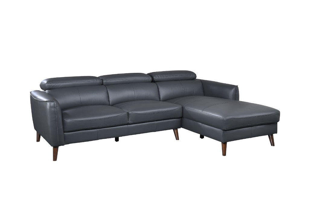 Verona Leather 2 Seater with Right Chaise