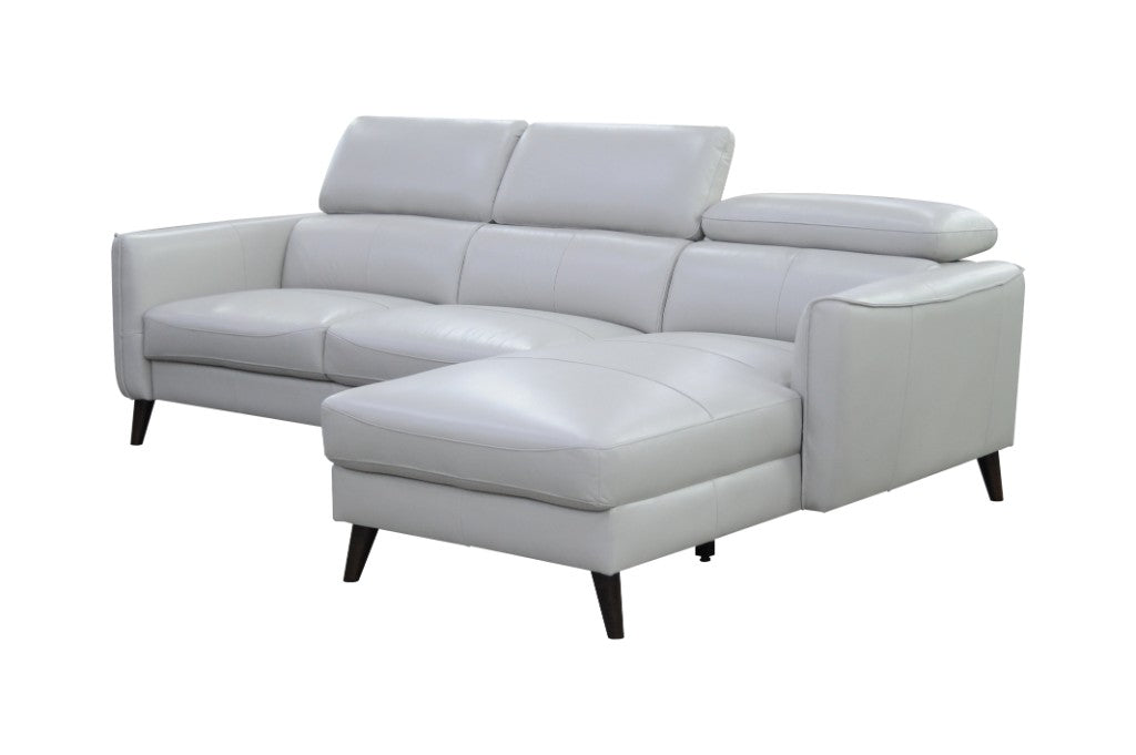 Verona Leather 2 Seater with Right Chaise