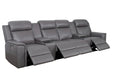 Northcote Leather 4 Seater Electric Home Theatre