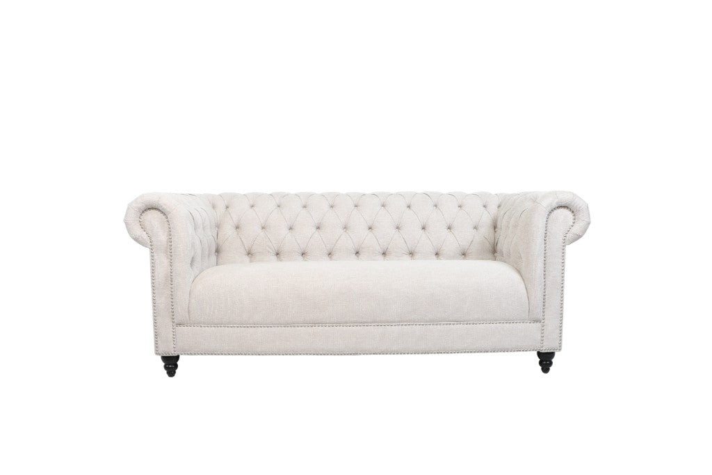 Regency Chesterfield 3 Seater Sofa - Beige