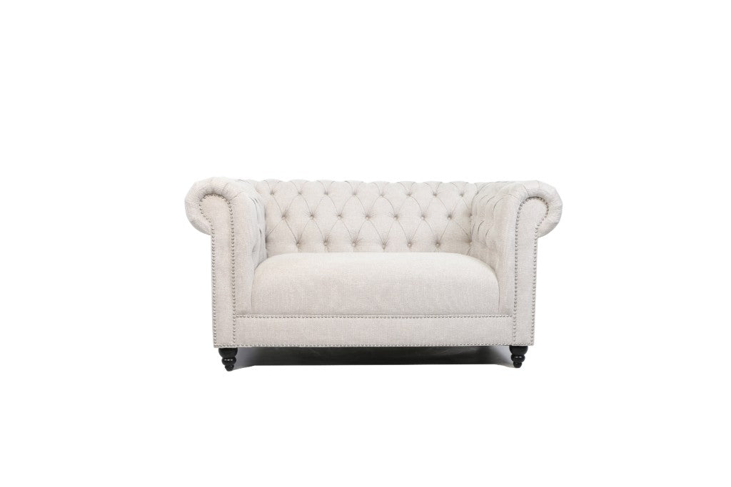 Regency Chesterfield 2 Seater Sofa - Beige