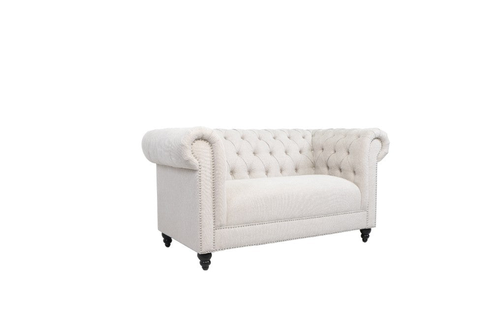 Regency Chesterfield 2 Seater Sofa - Beige