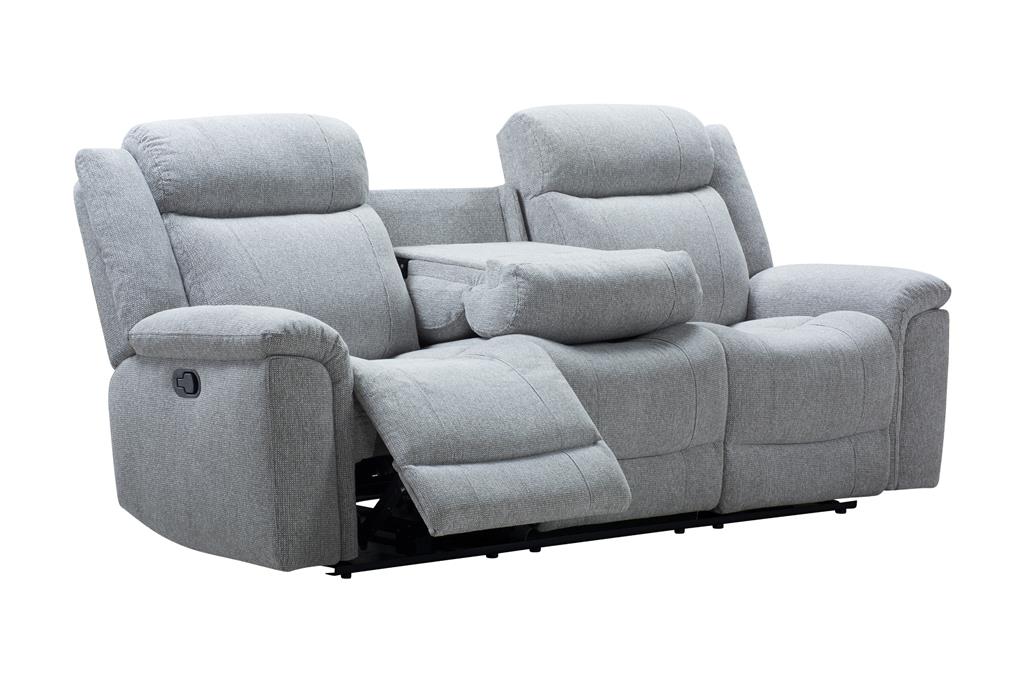 Brody 3 Seater Manual Recliner with Drop-Down Tray
