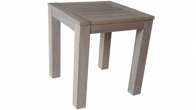 Avalon Outdoor Teak & Wicker Side Table