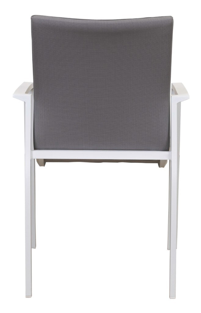 Corfu Outdoor Textilene Dining Chair - White