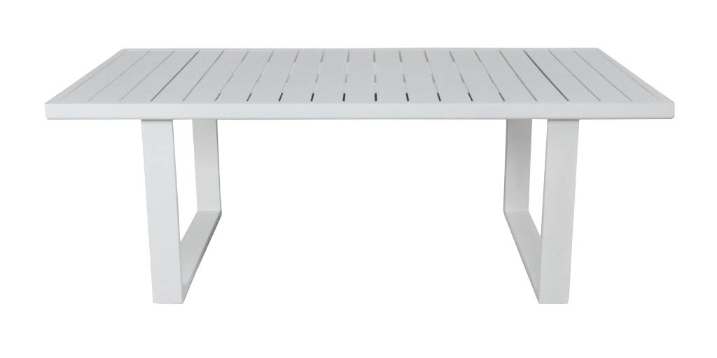 Amalfi Outdoor Dining Table 200cm - Gunmetal