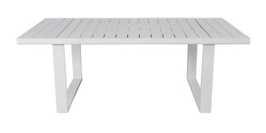 Amalfi Outdoor Dining Table 200cm - Gunmetal