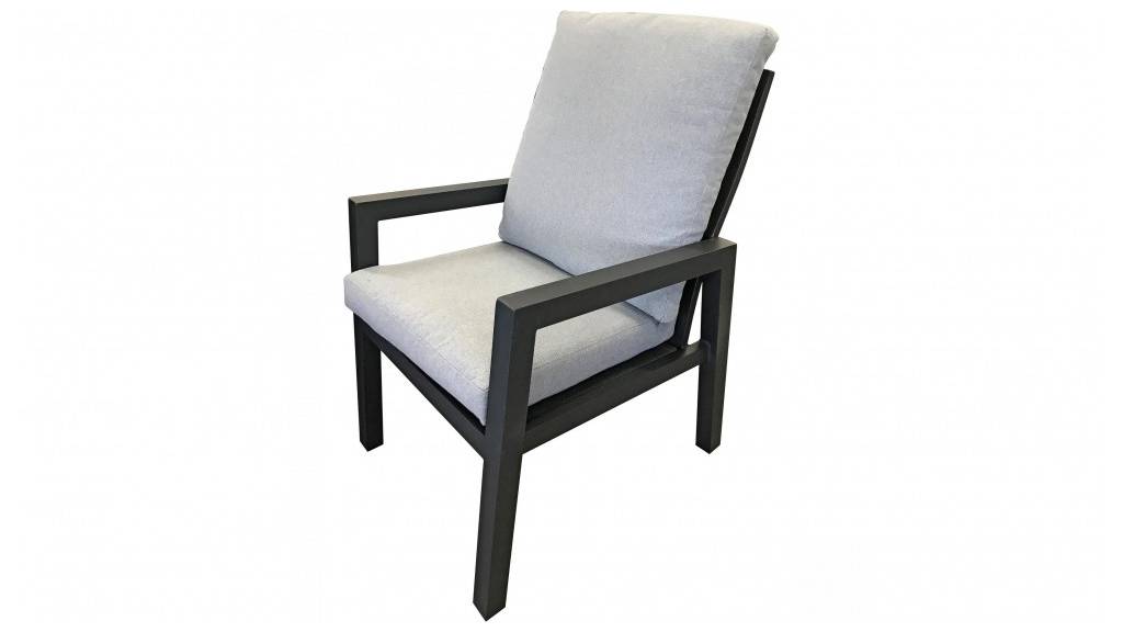 Wanda Outdoor Dining Chair - Gunmetal