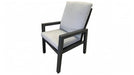 Wanda Outdoor Dining Chair - Gunmetal