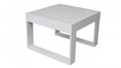Amalfi Outdoor Side Table - White