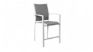 Siena Outdoor Textilene Bar Chair - White