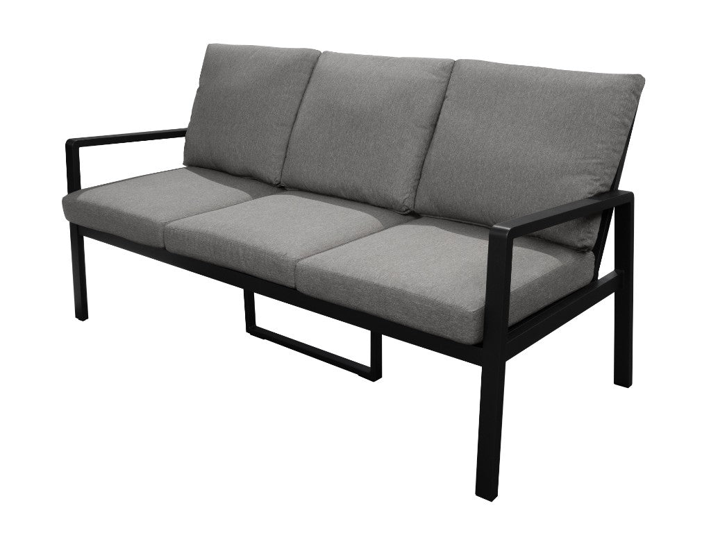 Esme Outdoor 4 Piece Dining Set - Charcoal