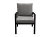 Esme Outdoor 4 Piece Dining Set - Charcoal