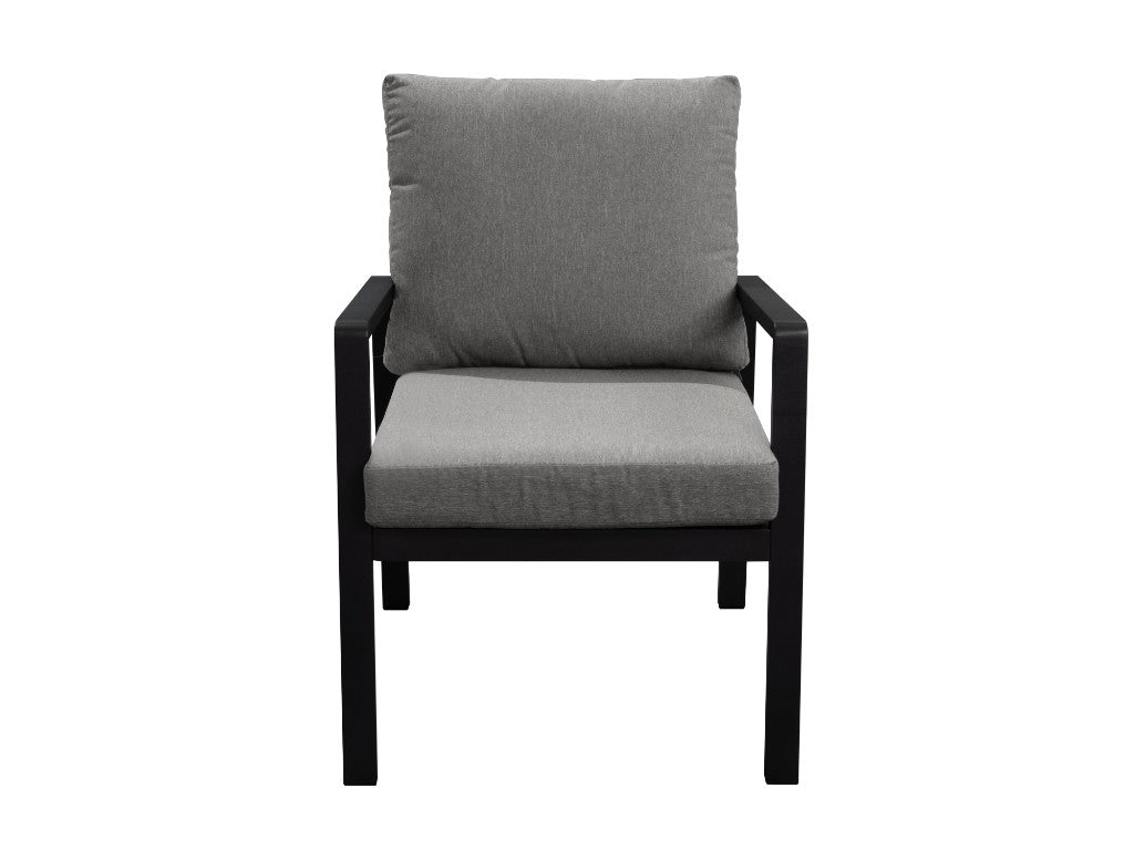 Esme Outdoor 4 Piece Dining Set - Charcoal