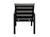 Esme Outdoor 4 Piece Dining Set - Charcoal