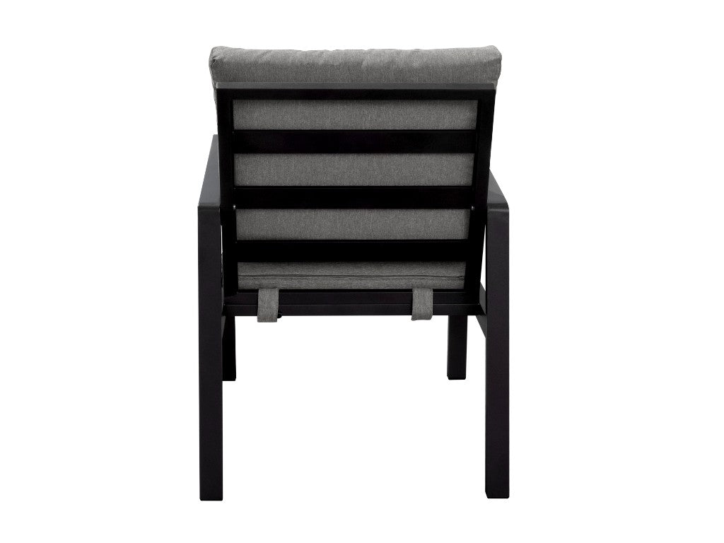 Esme Outdoor 4 Piece Dining Set - Charcoal