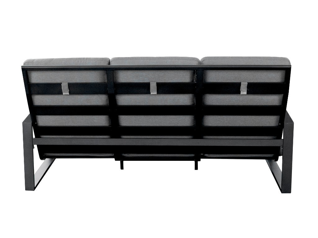 Spinnaker Outdoor 3 Seater Sofa - Charcoal
