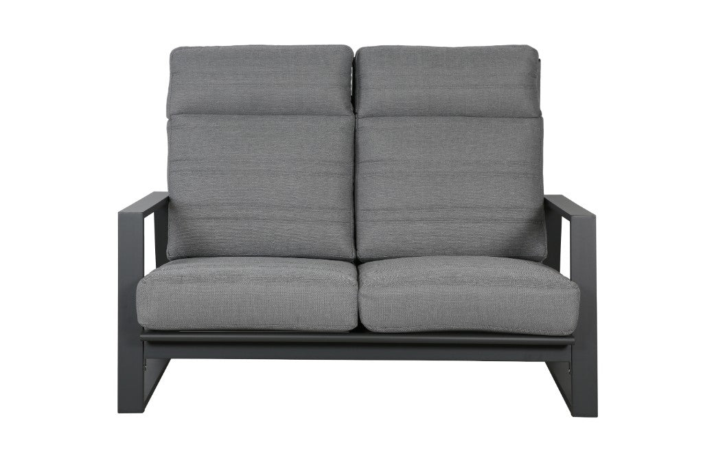 Spinnaker Outdoor 2 Seater Sofa - Charcoal