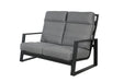 Spinnaker Outdoor 2 Seater Sofa - Charcoal