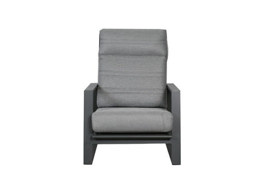 Spinnaker Outdoor High Back Armchair - Charcoal