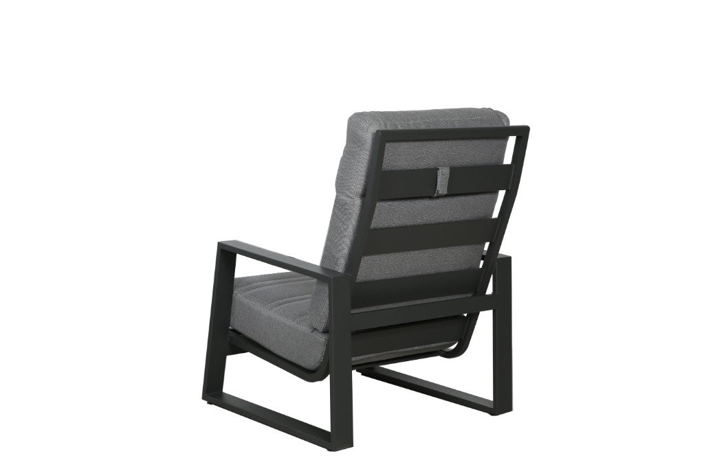 Spinnaker Outdoor High Back Armchair - Charcoal