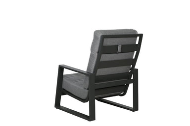 Spinnaker Outdoor High Back Armchair - Charcoal