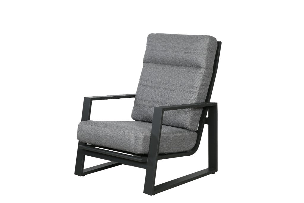 Spinnaker Outdoor High Back Armchair - Charcoal