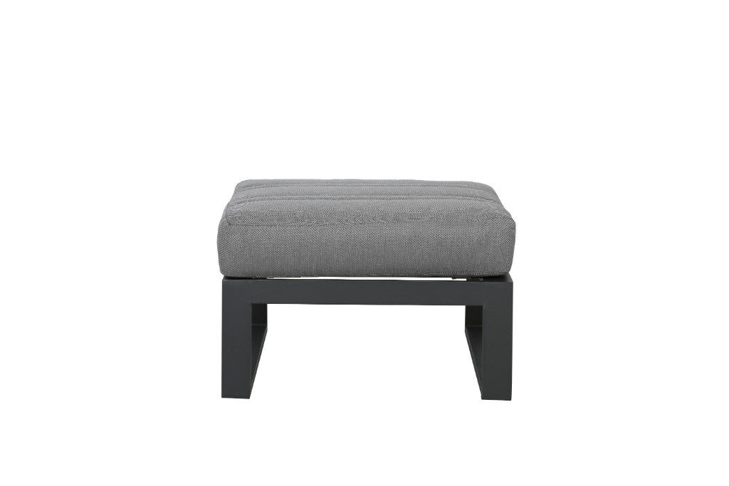 Spinnaker Outdoor Footstool - Charcoal